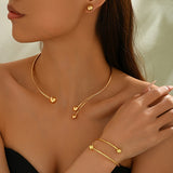 MODERN GEOMETRIC JEWELRY SET