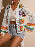 Tory | Crochet Patch Cardigan